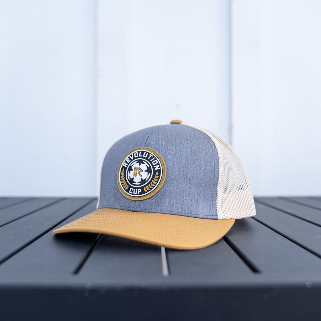 Rev Cup Grey/Gold Trucker