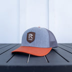 Grey/Orange Trucker