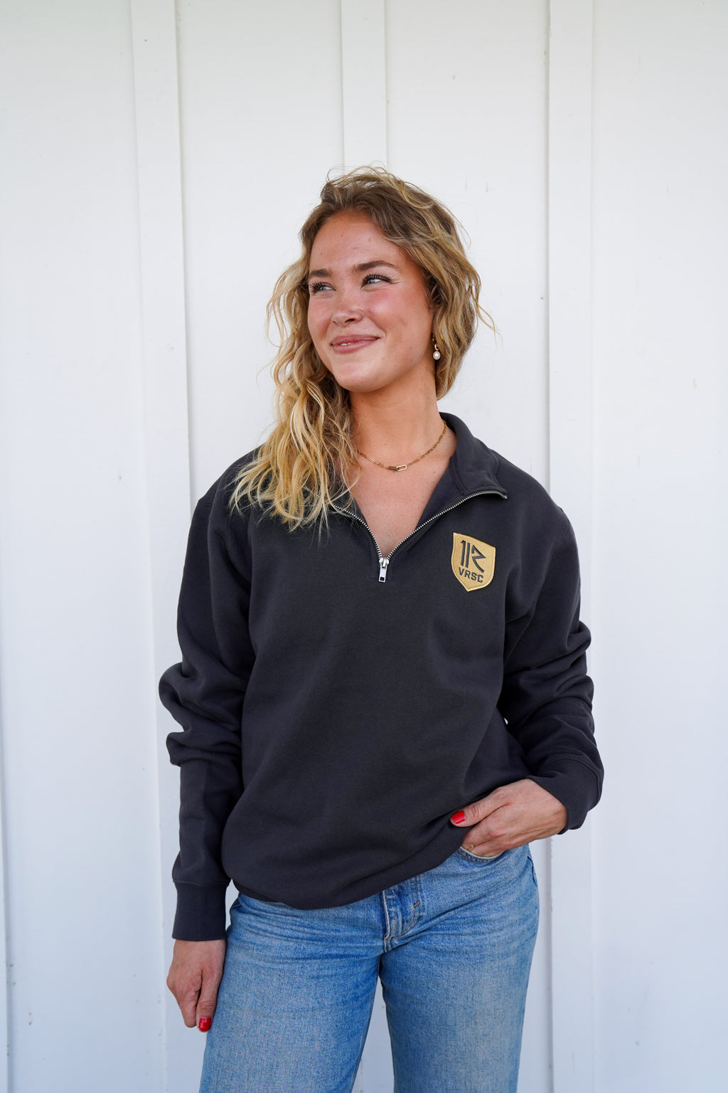 Charcoal Grey Quarter-Zip