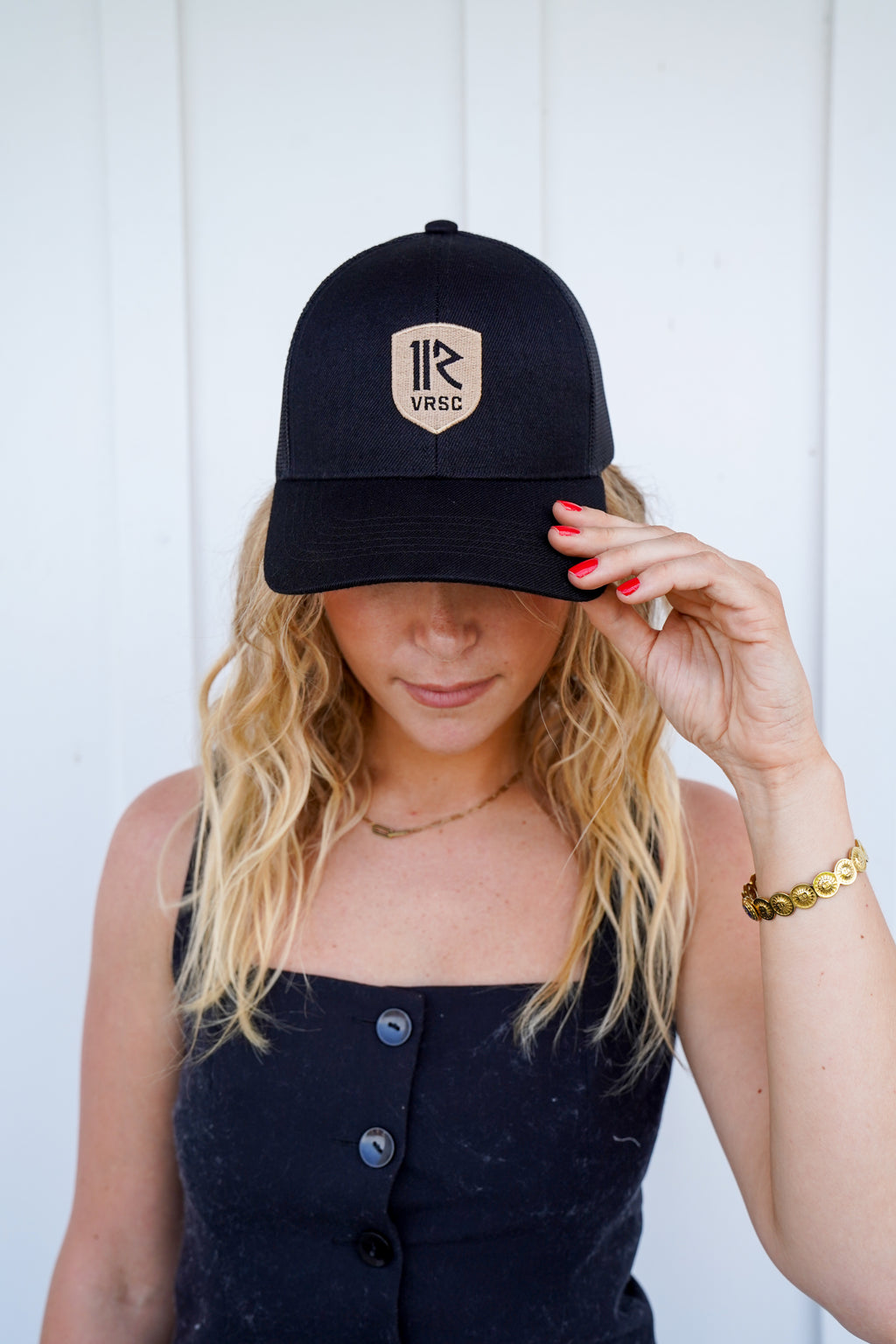Black/Gold Trucker