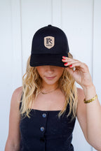 Black/Gold Trucker